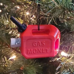 Grinch Gas Money Can Ornament Xmas Party Christmas Tree Holder Hanging Decoratio - Picture 1 of 15