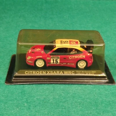 Die cast 1/43 Modellino CITROEN XSARA WRC TOUR DEL CORSE 2001 rally MARTI PURAS - Immagine 1 di 4