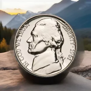 1961 Gem Proof Jefferson Nickel Beauties! FAST FREE SHIPPING with tracking - Picture 1 of 5