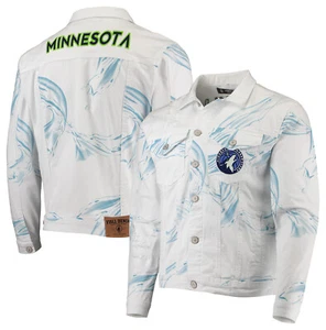 FISLL NBA Herren Minnesota Timberwolves Team Classic Jeansjacke - Bild 1 von 10