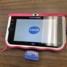 VTech Innotab Max Pink Kids Learning Tablet  w/ Hello Kitty Game Tested Works