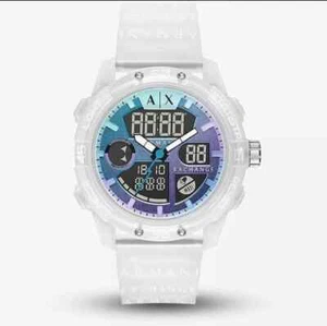 Armani Exchange D-Bolt Dual Time Display Watch AX2963 RRP £159.99  - FREE POST - Picture 1 of 3