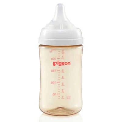 Pigeon 240ml Softouch lll Anti-Colic Drinking/Feeding Bottle PPSU Baby 3m+ - image 1 of 4