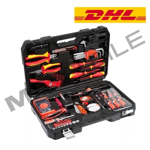 Elektriker Werkzeugkoffer Elektrowerkzeug 68 Teilig Werkzeug Set Tasche Profi - Bild 1 von 6
