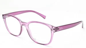 Armani Exchange AX3072 8316 Rectangle Shiny Violet Womens Eyeglasses 53mm - Picture 1 of 6