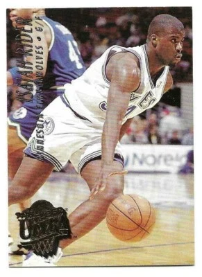 ISAIAH RIDER 1994-95 FLEER ULTRA CARD NM-MT+ CONDITION - Image 1 of 2
