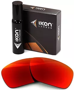Lentes de repuesto polarizadas IKON para gafas de sol Dragon Calavera + espejo rojo - Imagen 1 de 7