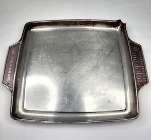 Friggitrice vintage quadrata in metallo con guida riduzione calore 12" - Foto 1 di 5