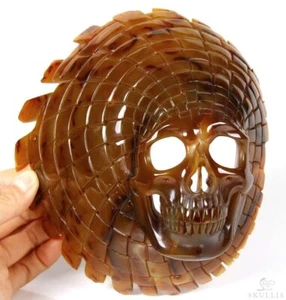 19.04.2015 ACSAD (Ein Kristallschädel am Tag) - Der Geschichtenerzähler - Karneol geschnitzt - Bild 1 von 13