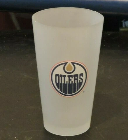 Edmonton Oilers Frosted Glass 12 oz Cover