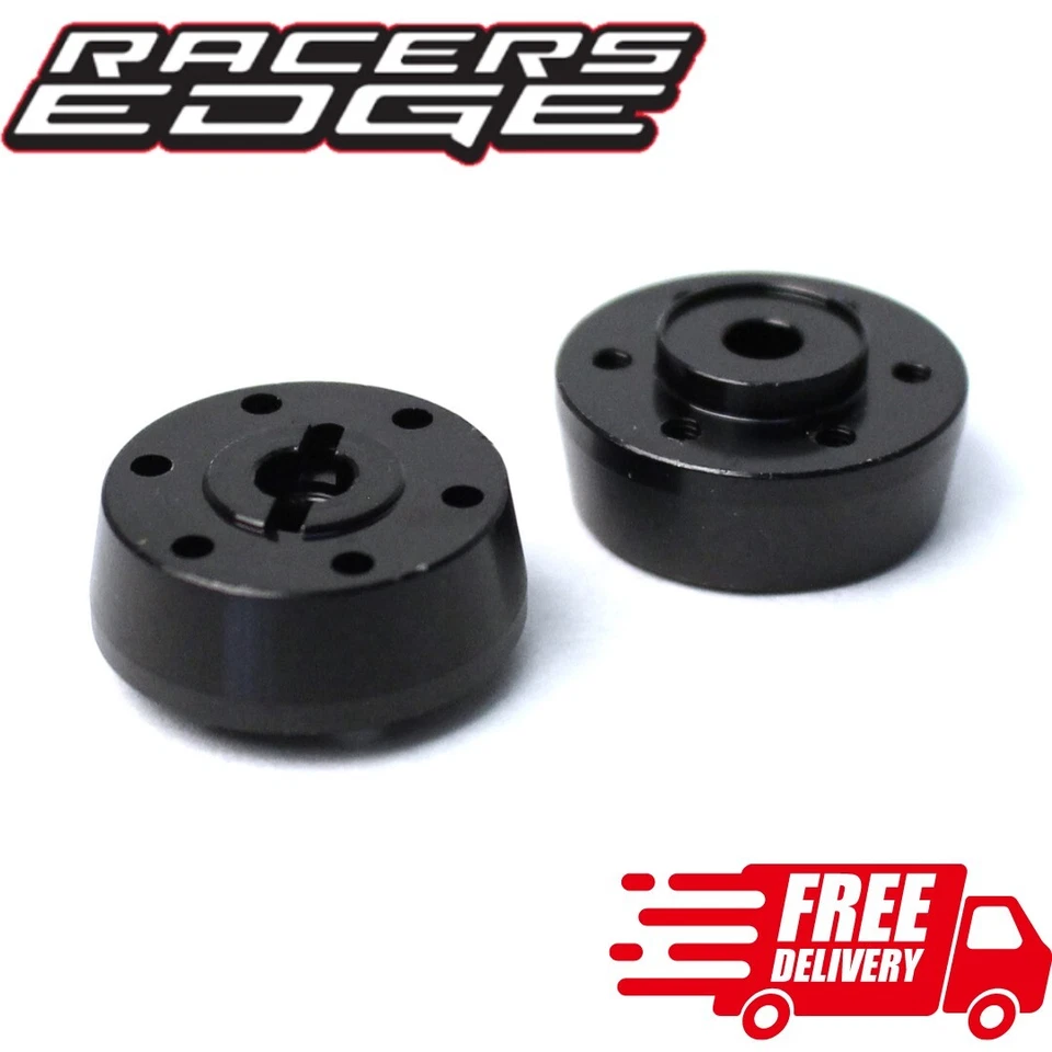 Racers Edge 1/10 Axial Yeti Aluminum Front Wheel Hubs RC Rock Crawler Scale Part - Image 1 of 1