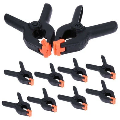 2-50Pcs 2/3/4/6in Plastic Spring Clamps Small Tool Clip Lot Jaw Opening - Image 1 of 4