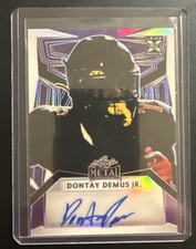 DONTAY DEMUS JR. 2023 Leaf METAL PURPLE RC Auto /5 RAVENS
