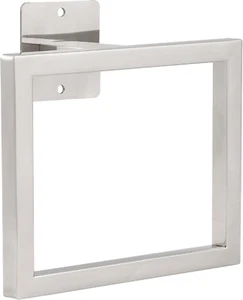 Porta Asciugamani Bagno Da Parete in Acciaio Inox SS304, Colore Argento, Design - Foto 1 di 9