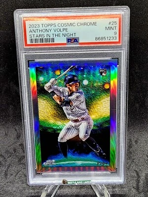 🌟Anthony Volpe RC💥STARS IN THE NIGHT💥PSA 9 - YANKEES - 2023 TOPPS COSMIC - Image 1 of 2