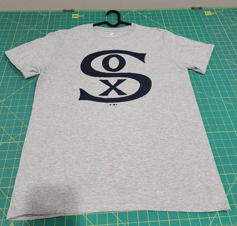 Chicago White Sox Gray MLB Tee T SHIRT Mens Size Large L Fanatics Genuine Cover