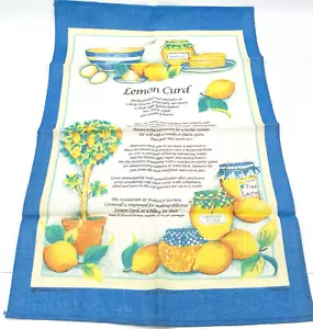 Toalla de té de colección receta de cuajada inglesa lino irlandés puro The National Trust of England - Imagen 1 de 17