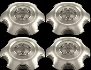 2003-2009 Toyota 4Runner 69430 17x7.5 6 Spoke Aluminum Wheel Center Caps SET - Picture 1 of 2