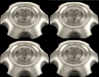2003-2009 Toyota 4Runner 69430 17x7.5 6 Spoke Aluminum Wheel Center Caps SET - Image 1 of 2