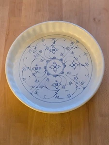 Auflaufform rund mit Zwiebelmuster - Bild 1 von 2