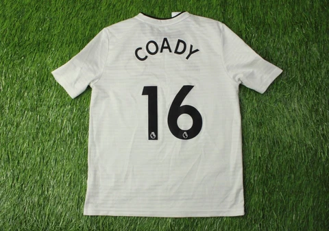 WOLVERHAMPTON # 16 COADY 2018/2019 FOOTBALL SHIRT JERSEY AWAY ADIDAS ORIGINAL YL Cover