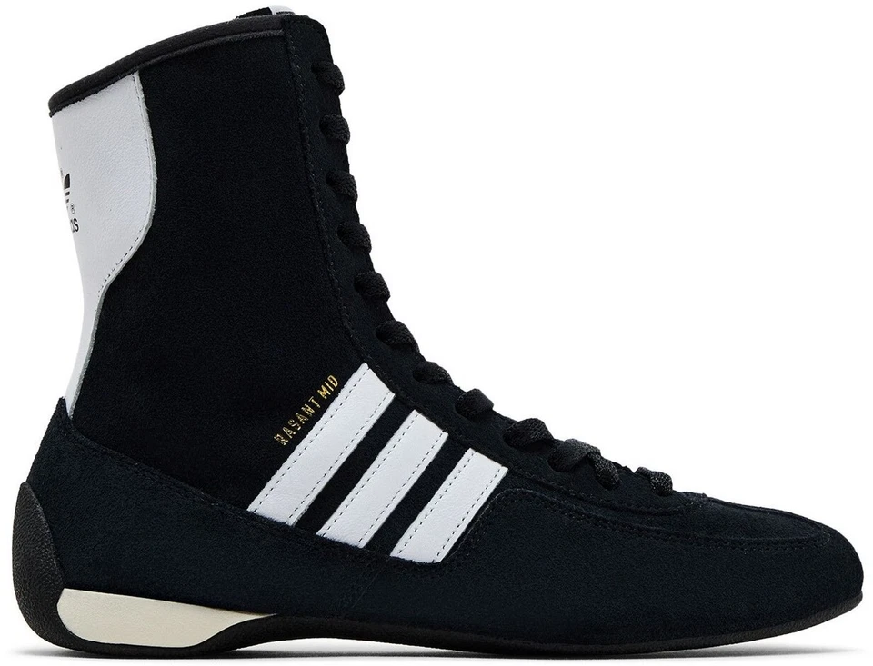 Size 9 - Adidas Rasant Mid Black White W