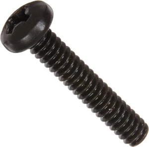 M2.5 x 12mm Black Round Pan Head Phillips Machine Screws for Dell HP etc Laptops - Picture 1 of 1
