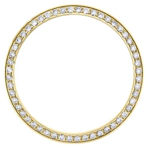 DateJust / Day-Date Custom Round Diamond Steel Bezel Fits 36mm Watch 1 CT - Picture 1 of 2