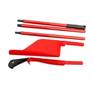Long Handle Gutter Scoop 5 Piece Set Versatile Drainage Ditch Cleaning Scoop - Picture 1 of 6