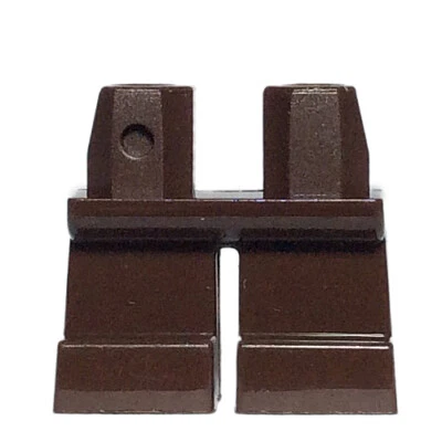 NUEVO LEGO - Figura Piernas - Cortas - Marrón Liso Oscuro x 1 - Nori Gimli Merry Samwise Foto 1 de 3