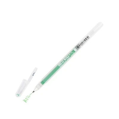 37958 Sakura Gelly Roll Pen Stardust Gel Pen, Lime Star, 0.5mm, Pack of 2 - Image 1 of 2