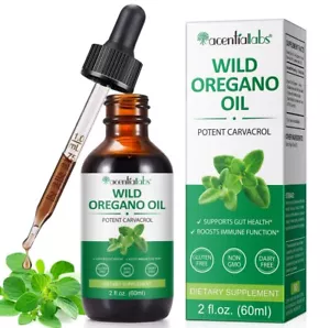 Oil of Oregano Wild Drops – Immune Support & Digestive Health Liquid 60 ML - Picture 1 of 8