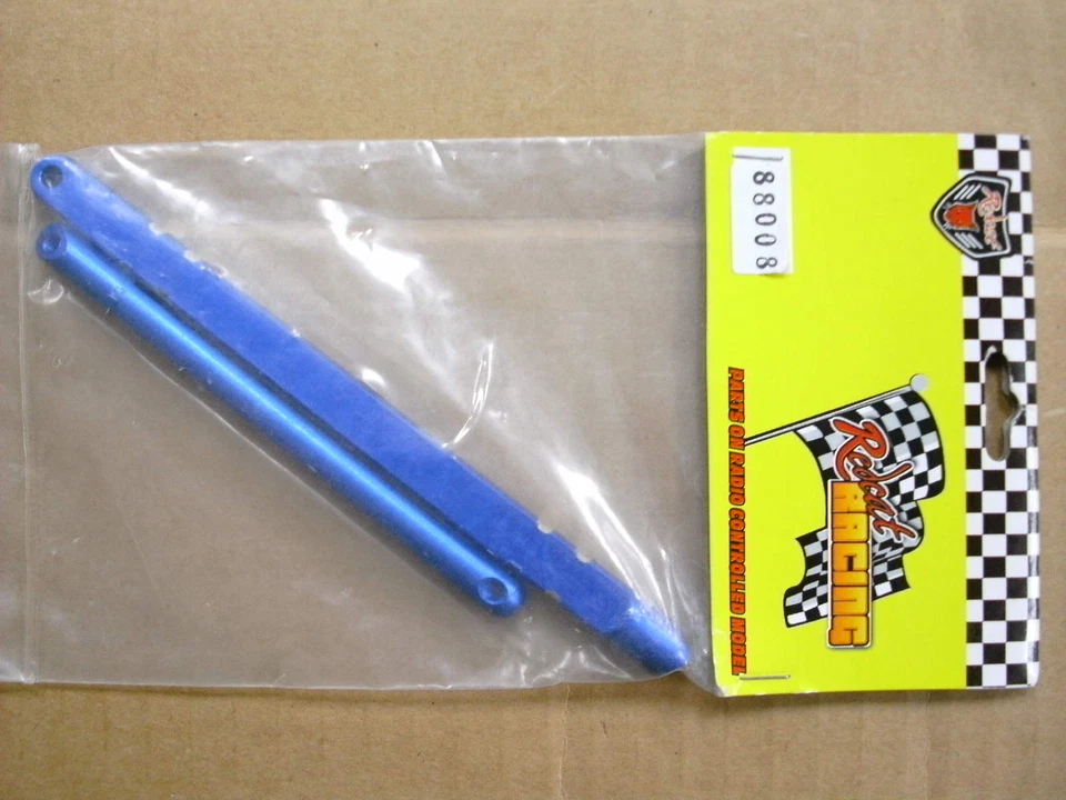 REDCAT RACING PARTS #88008 Aluminum Front Rear Chassis Brace (Blue) - Image 1 of 1