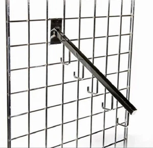 Gridwall Mesh Display Panel 5 Hook Slope Hanging Arm x 10 for clothes garments  - Picture 1 of 1