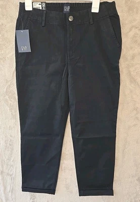 Pantalón chino clásico informal de sarga para mujer Gap talla 8 *Nuevo* Foto 1 de 4