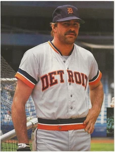 Página de artículo de colección Kirk Gibson - DE - Tigres de Detroit - Beckett Baseball - Imagen 1 de 5