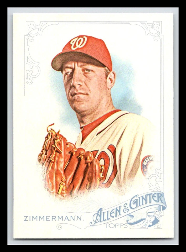2015 Topps Allen & Ginter #344 Jordan Zimmermann Washington Nationals - Image 1 of 2