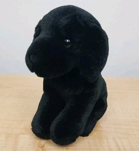 Peluche Russ Berrie Black Labrador Laboratorio de Amistad Cachorro Perro 6" - Imagen 1 de 13