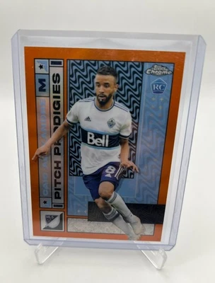 CAIO ALEXANDRE ORANGE 17/25 PITCH PRODIGIES 2022 Topps Chrome MLS WHITECAPS #16 - Image 1 of 2