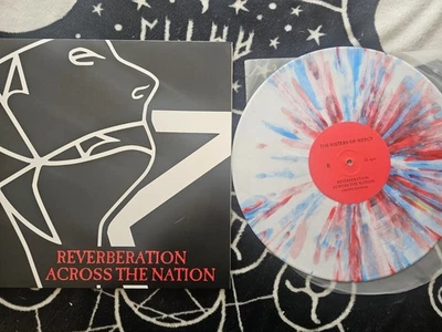 THE SISTERS OF MERCY RARE RED/BLUE SPLATTER VINYL LP - Image 1 of 2
