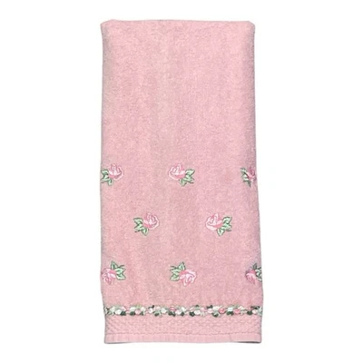 Toalla de mano vintage The Avanti Look rosa hecha en EE. UU. Foto 1 de 2