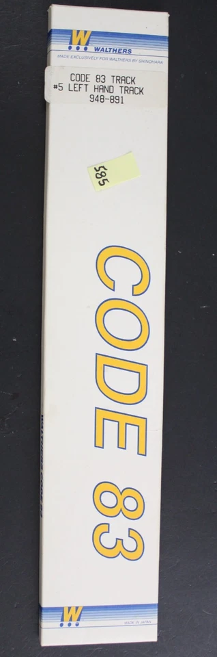 HO 948-8891 Walthers Code 83 #5 Left Hand Turnout (585) - Image 1 of 2