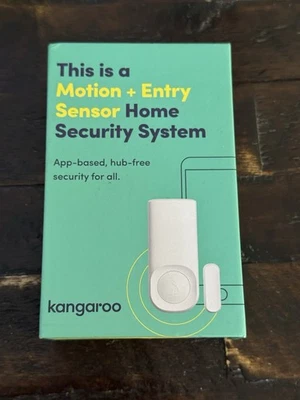 Sensor de movimiento y entrada interior canguro blanco puerta ventana seguridad IOS/Android Foto 1 de 4