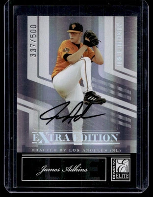 2007 Donruss Elite Turn Century Autograph Rookie James Adkins RC Auto /500 Los - Image 1 of 2