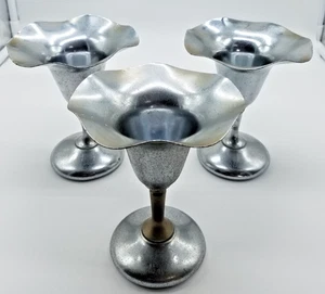 Plato de metal sin deslustre Benedict Indestructo 1096 pedestal helado helado - Imagen 1 de 5