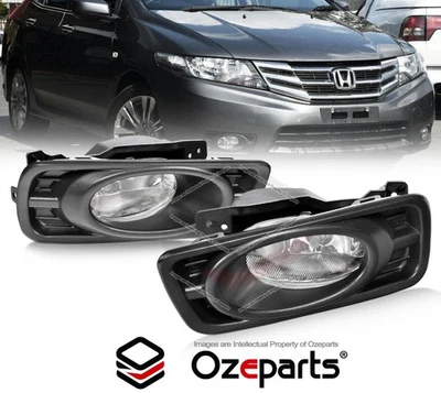 Full Set Fog Light Spot Driving Lamp KIT (Black) For Honda City 2012~2014 Sedan - image 1 of 4