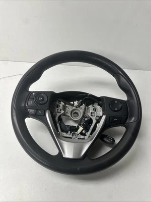 2014-2019 TOYOTA COROLLA STEERING WHEEL LEATHER BLACK ASSY OEM Foto 1 de 4