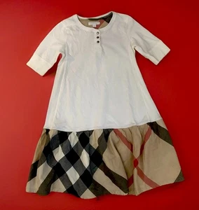 Authentic Burberry Girls’ Cotton Dress EUC - Size 10y - Picture 1 of 6