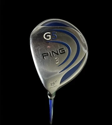 Varilla de grafito flexible regular azul lanzamiento profesional madera Ping G5 15 grados 3 para zurdos Foto 1 de 4