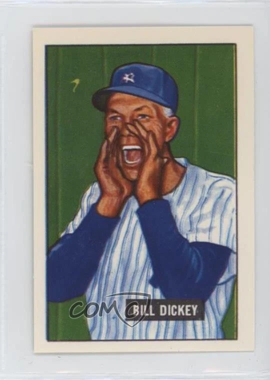 1986 CCC 1951 Bowman Reprints Bill Dickey #290 HOF - Image 1 of 2